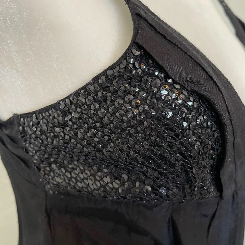 Vintage Free People Embellished 100% Cotton Slip Dress